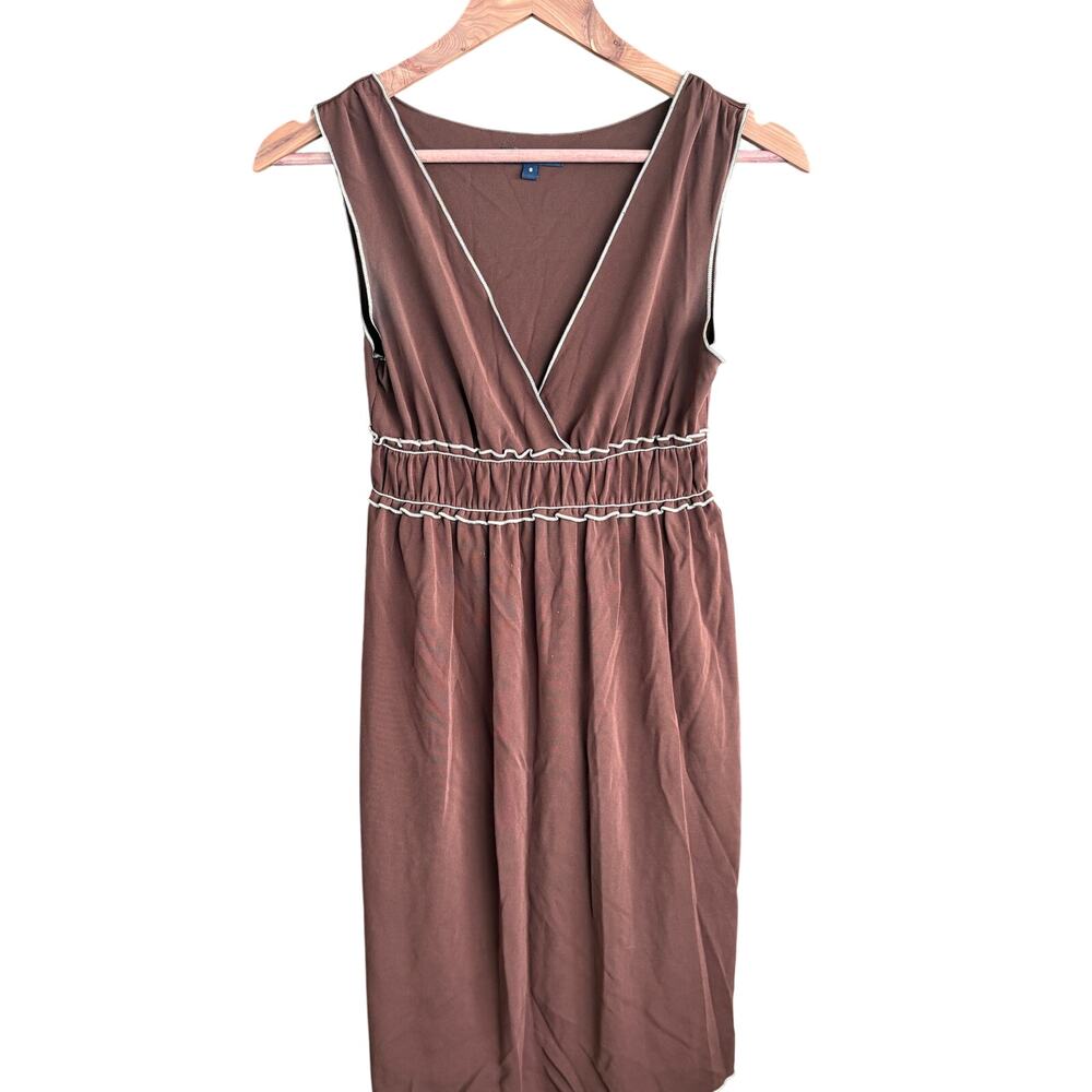 Vintage Y2K Max Edition Baby Doll Dress S Dark Brown Romantic Whimsy Goth